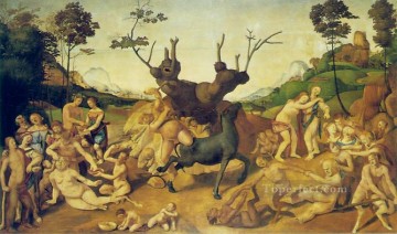 ピエロ ディ コジモ Painting - シレヌスの不幸 1505年 ルネサンス ピエロ・ディ・コジモ
